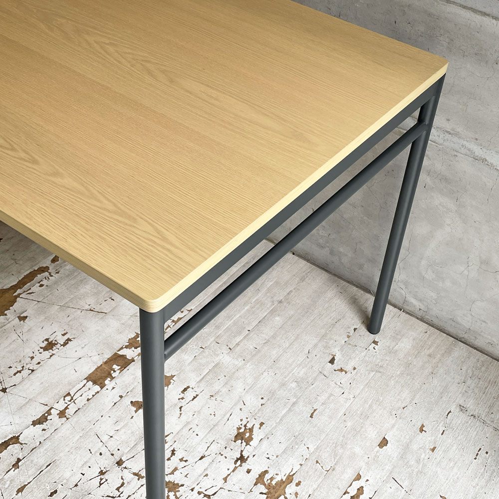マスターウォール MASTERWAL レ・フォルメ  Les Formes ブルエ BLEUET ダイニングテーブル ウッドトップ スチールレッグ w140cm 佐々木 章行 未使用展示品 ♪