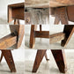 ピエールジャンヌレ Pierre Jeanneret スモールデスク スクールデスク W83cm チーク無垢材 Vレッグ チャンディーガル オリジナルビンテージ 希少 〓