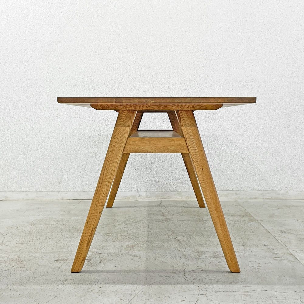 ウニコ unico アディ ADDAY ダイニングテーブル W135cm オーク無垢材 オイルフィニッシュ ナチュラル 定価64,900円〓