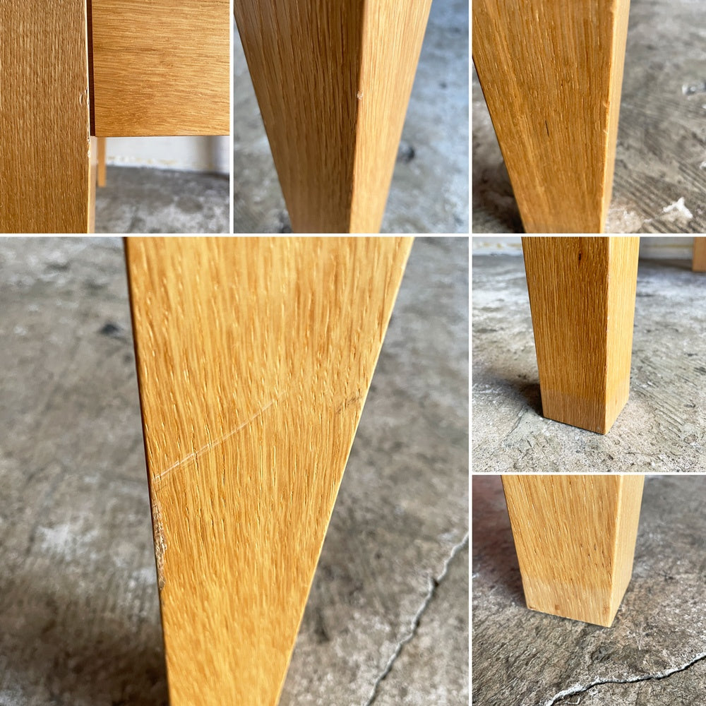 カッシーナイクスシー Cassina ixc. マラガ MALAGA ダイニングテーブル アッシュ材 ナチュラル W140cm フィリップ・ユーレル Philippe Hurel 廃番 ■