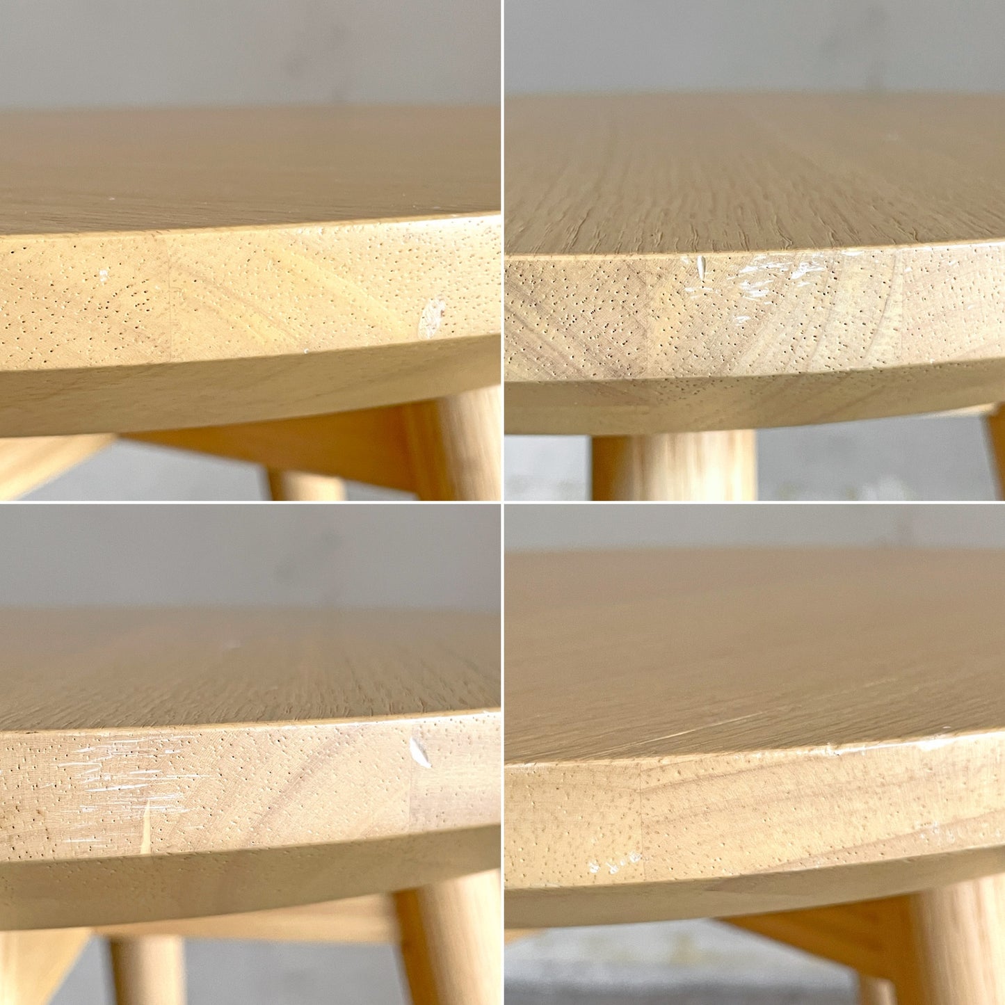 冨士ファニチャー FUJI FURNITURE ナギ Nagi サイドテーブル ラウンド オーク材 T04510S ナチュラル Φ40cm ■