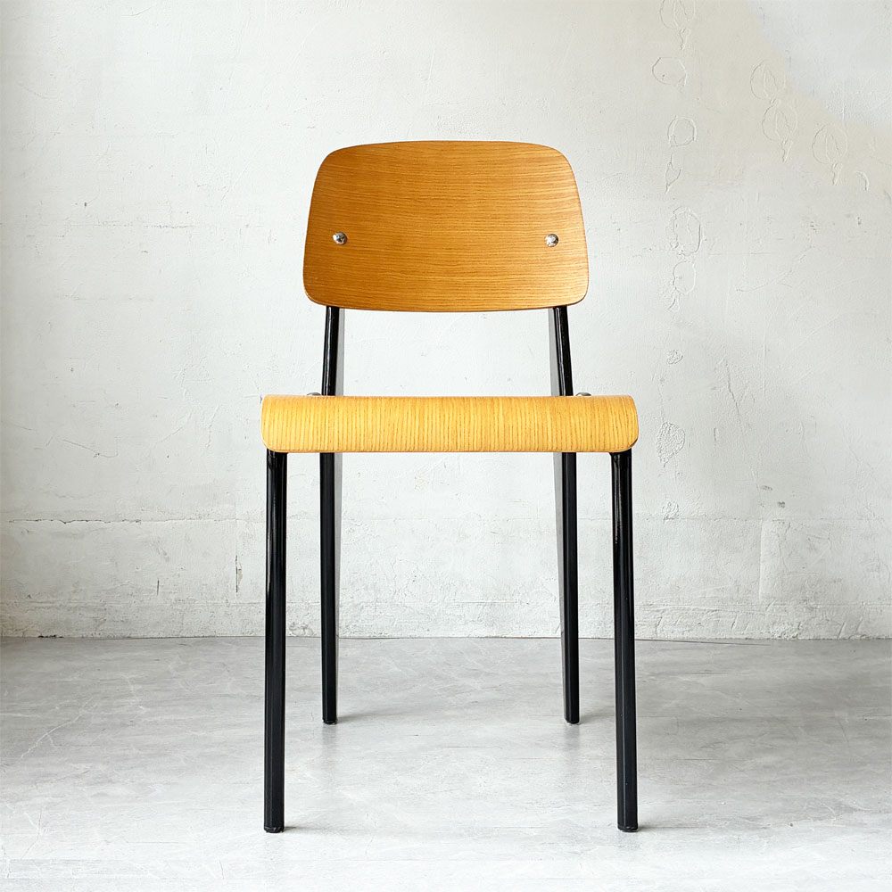 関家具 トーラスチェア Taurus Chair ダイニングチェア アッシュ材×スチール ブラックカラー インダストリアル B ★