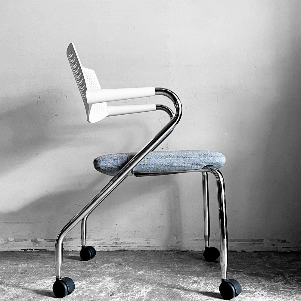 ヴィトラ vitra ビザロール Visaroll デスクチェア ミーティングチェア キャスターベース スタッキング アントニオ・チッテリオ B ■