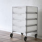 カルテル Kartell モビル4ワゴン MOBIL 4 WAGON 4ドロワー チェスト アイス キャスターワゴン ストレージ アントニオ・チッテリオ イタリア 定価205,900円 ◇