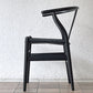 カールハンセン＆サン Carl Hansen & Son CH24 Yチェア ブラックラッカー × ブラックペーパーコード 座面高43cm ハンス・J・ウェグナー オーク材 ◇
