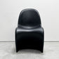 ヴィトラ vitra パントンチェア ダイニングチェア スタッキングチェア ディープブラック ヴェルナー・パントン Panton ミッドセンチュリー スペースエイジ A ●