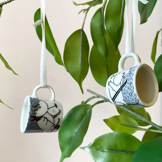 アラビア ARABIA ムーミン MOOMIN パパ & リトルミー ミニマグ・オーナメント 2012年限定品 フィンランド 北欧雑貨 ◎