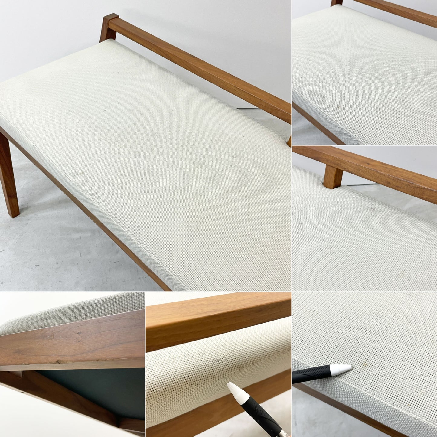 アジム AJIM イビザ ibiza bench ベンチ ダイニングベンチ ウォールナット無垢材 ファブリック ナチュラルモダン 国産家具 ●