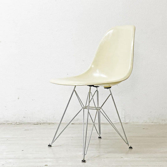 ハーマンミラー Herman Miller サイドシェルチェア セカンド 2nd FRP パーチメント  エッフェルベース イームズ ビンテージ ●