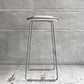 カッペリーニ Cappellini ハイパッドスツール Hi pad Stool ホワイトレザー×ステンレススチール ジャスパー・モリソン Jasper Morrison イタリアモダン ♪