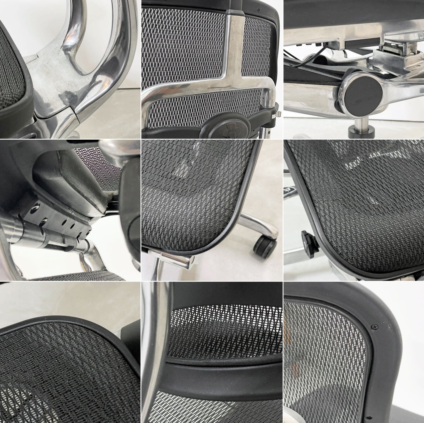 エルゴヒューマン Ergohuman エルゴヒューマンチェアプロ EHPーLPL KM-11 デスクチェア 収納式オットマン エラストメリック・メッシュ アルミダイキャスト ●