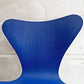 フリッツハンセン Fritz Hansen セブンチェア カラードアッシュ アイブルー AI BLUE スタッキングチェア アルネ・ヤコブセン 廃番カラー デンマーク 北欧家具 A ♪