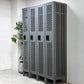ULINE社 Ventilated Single Tier Lockers スチール製メッシュ ロッカー ティアロッカー 1人用 US ガレージ インダストリアルデザイン D ●