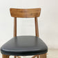 ジャーナルスタンダードファニチャー j.s.F シノン CHINON CHAIR ダイニングチェア PVCレザーシート  ラバーウッド材 ブラック B ●
