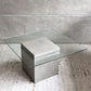 モーダエンカーサ moda en casa フライングテーブル FLYING TABLE コンクリートベース ガラス ローテーブル 定価 ￥75,900- ♪