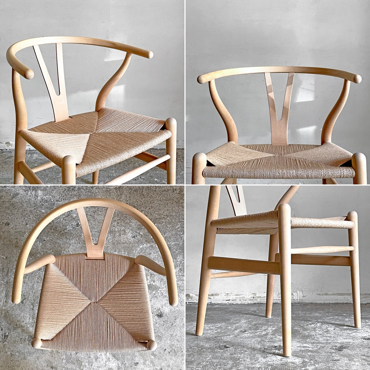 カールハンセン&サン Carl Hansen & Son CH24 Yチェア ハンス・J・ウェグナー ビーチ材 ソープフィニッシュ 座面張替 日本仕様サイズ 北欧 ■