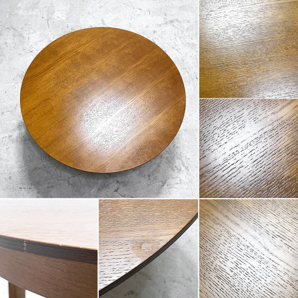 フォルナサリグ Fornasarig ウォルフガンク Wolfgang コーヒーテーブル coffee table ラウンド Φ88cm オーク材 イタリア 北欧スタイル ●