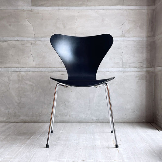 フリッツハンセン Fritz Hansen 3107 セブンチェア ラッカー ブラック リペイント済み アルネ・ヤコブセン デンマーク 北欧家具 ♪