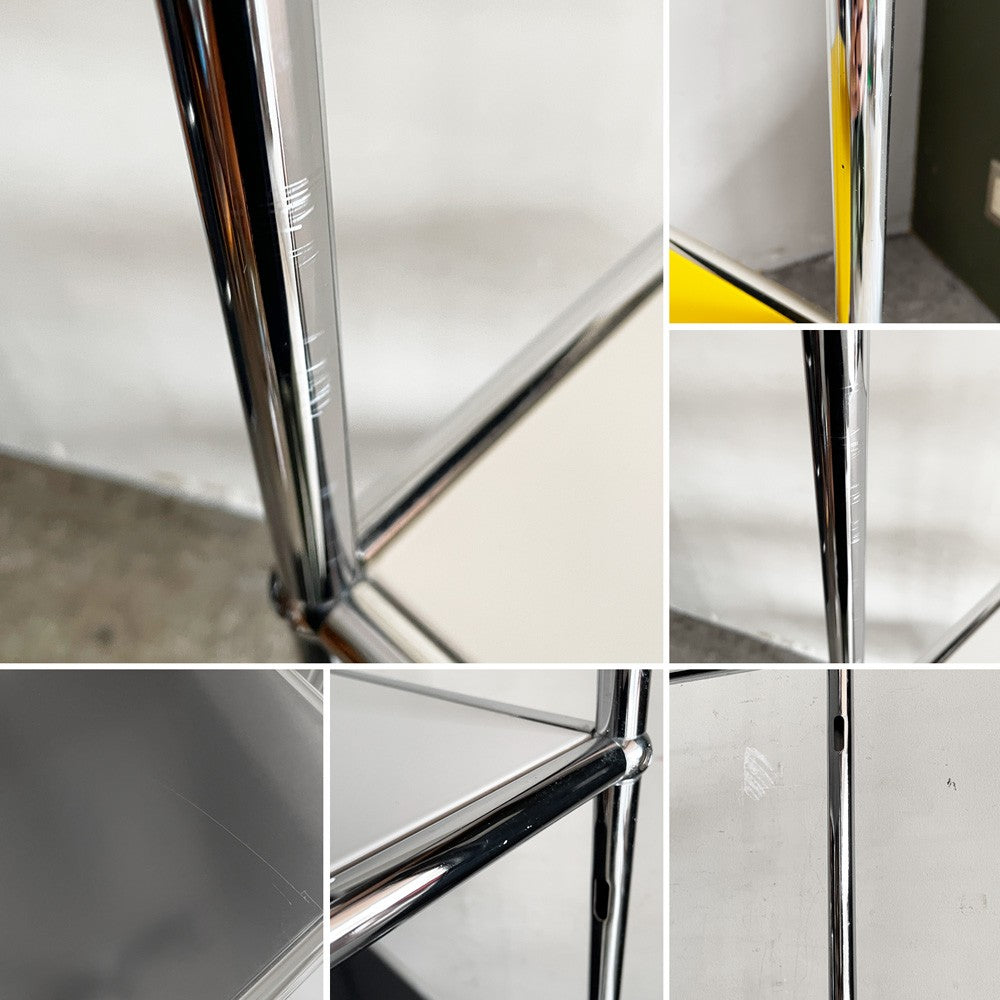 ユーエスエムハラー USMハラー USM Haller モジュラーファニチャー シェルフ オープンシェルフ フルオープン 1列4段 マルチカラー H175cm スイス モダン 定価￥156,943- ■