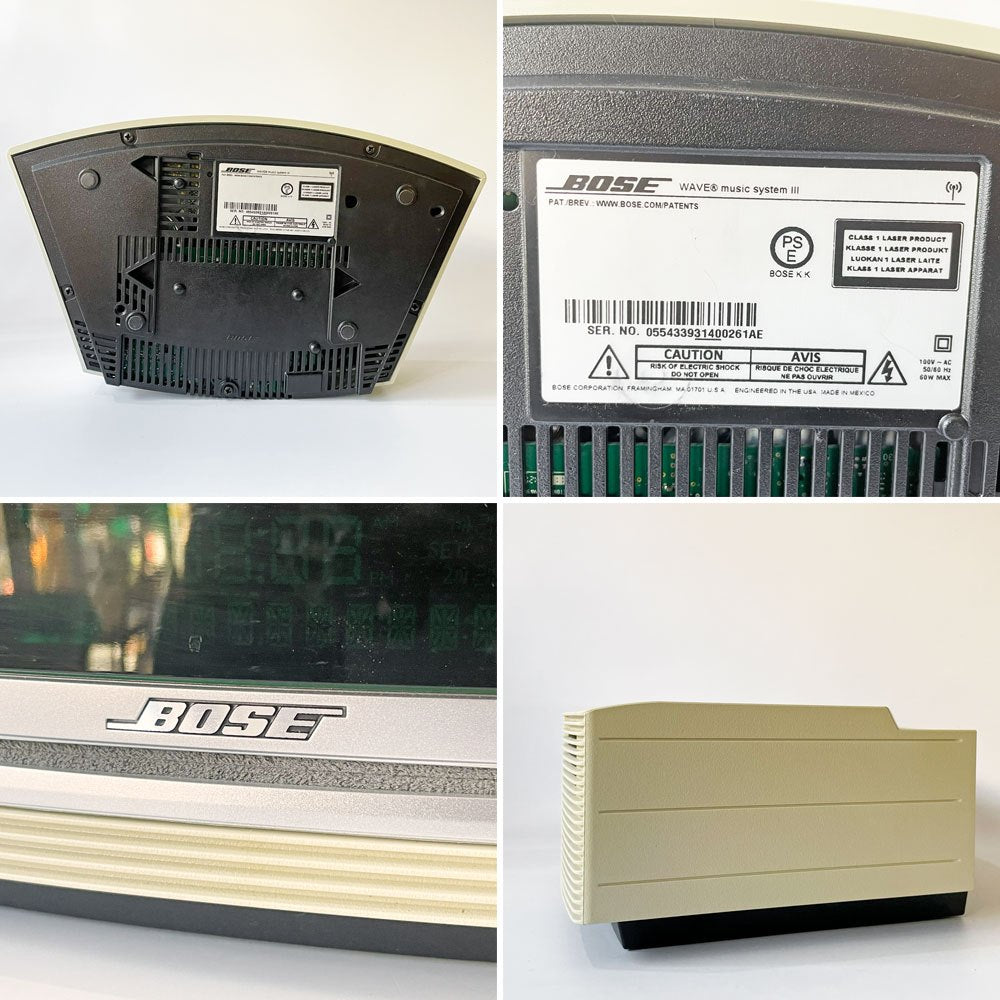 ボーズ BOSE ウェーブミュージックシステムⅢ Wave music systemⅢ パーソナルオーディオシステム CDレシーバー Bluetoothアダプター付 ★