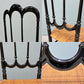 フラテッリ・レヴァッジ Fratelli Levaggi キアヴァリチェア CHIAVARI chair トレ・アルキ ラタンシート ブラック イタリア ◎