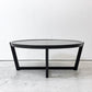 カッシーナイクスシー CASSINA ixc. ラーゴ LAGO ダークグレーガラス センターテーブル Ø90cm ミニマルモダン イタリア ●