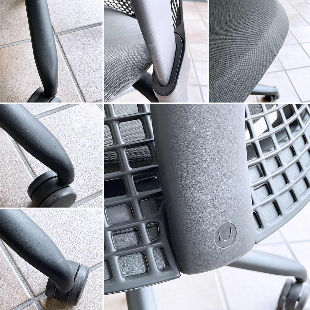 ハーマンミラー Herman Miller セイルチェア SAYL Chair デスクチェア イヴ・ベアール ブラック ◇