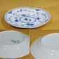 ロイヤルコペンハーゲン ROYAL COPENHAGEN ブルーフルーテッド ハーフレース プレート 15cm 北欧食器 B ◎
