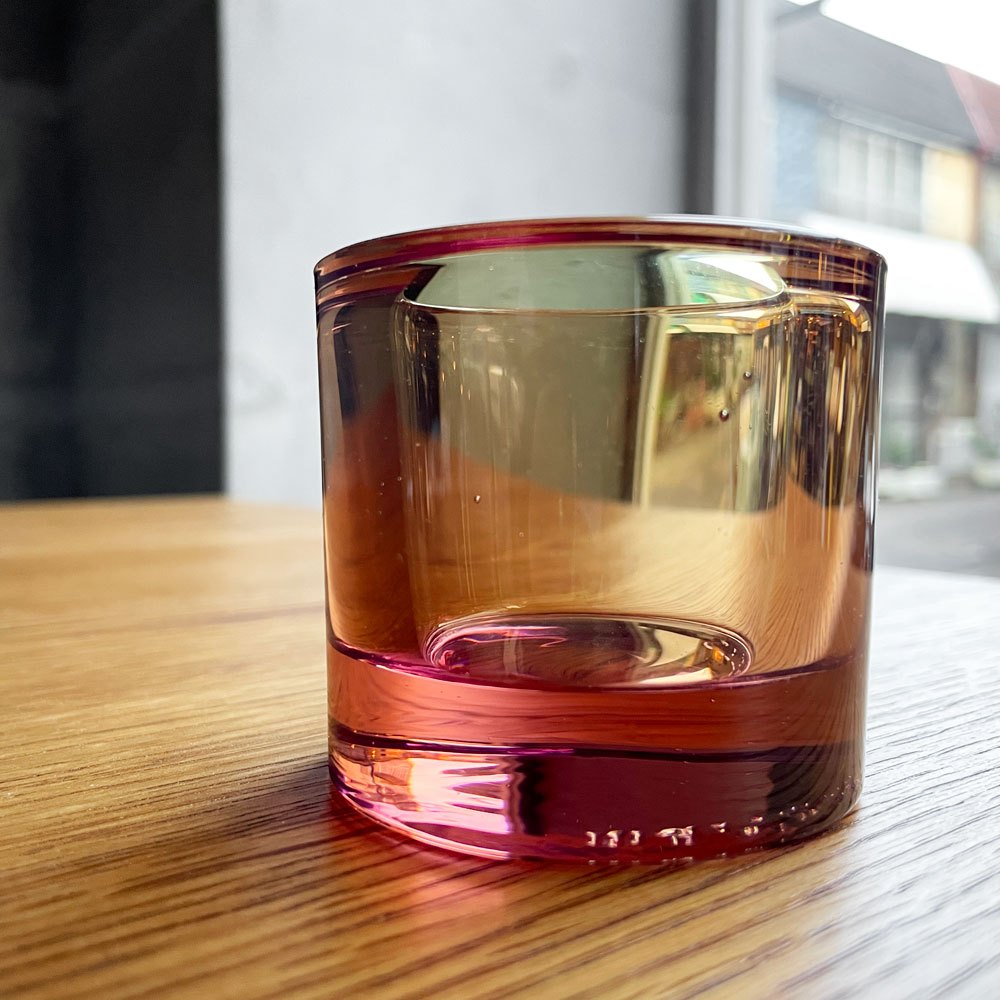 イッタラ iittala マリメッコ marimekko キビ kivi キャンドルホルダー ローズオリーブ 60mm ヘイッキ・オルヴォラ フィンランド  廃番カラー ♪