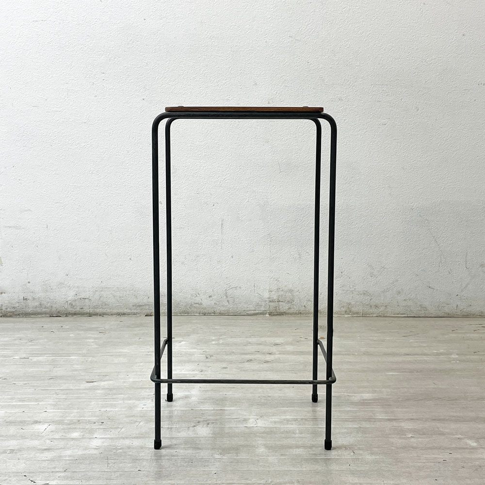 アデペシュ a.depeche ソコフスクールスハイツール socph school high stool スチール×アッシュ材 インダストリアル 定価16,280円 ●