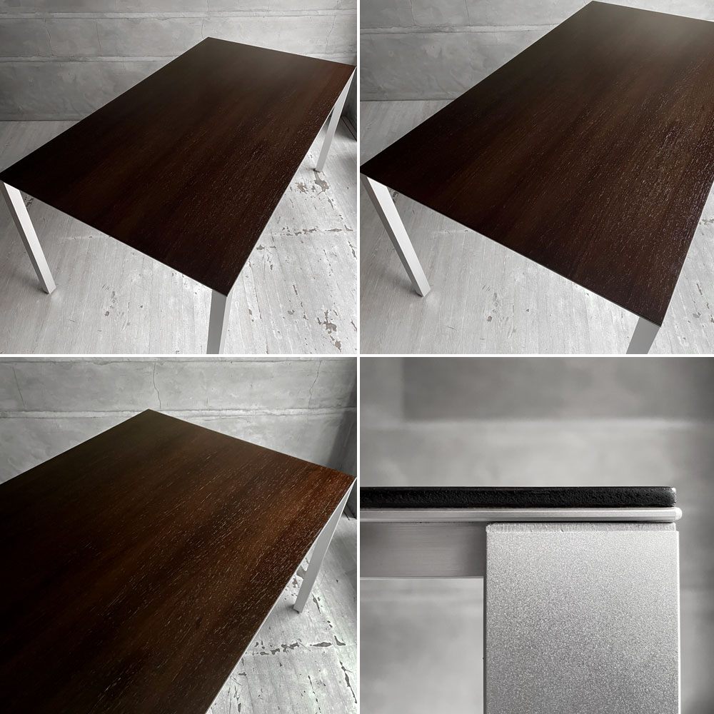 カッシーナイクスシー Cassina ixc. エアーフレーム AIR FRAME 3004 VO ダイニングテーブル オーク材 ダークブラウン デヴィッド・チッパーフィールド ♪