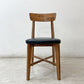 ジャーナルスタンダードファニチャー j.s.F シノン CHINON CHAIR ダイニングチェア PVCレザーシート  ラバーウッド材 ブラック B ●