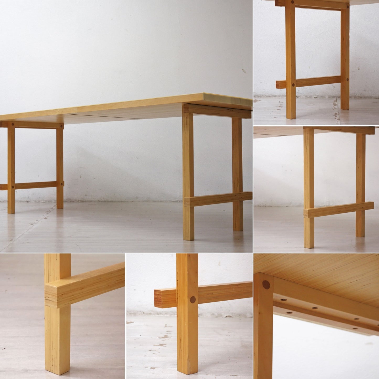 シボネ CIBONE フラットテーブル FLAT TABLE “raftered” ダイニングテーブル 長坂常 スキーマ建築計画 ●