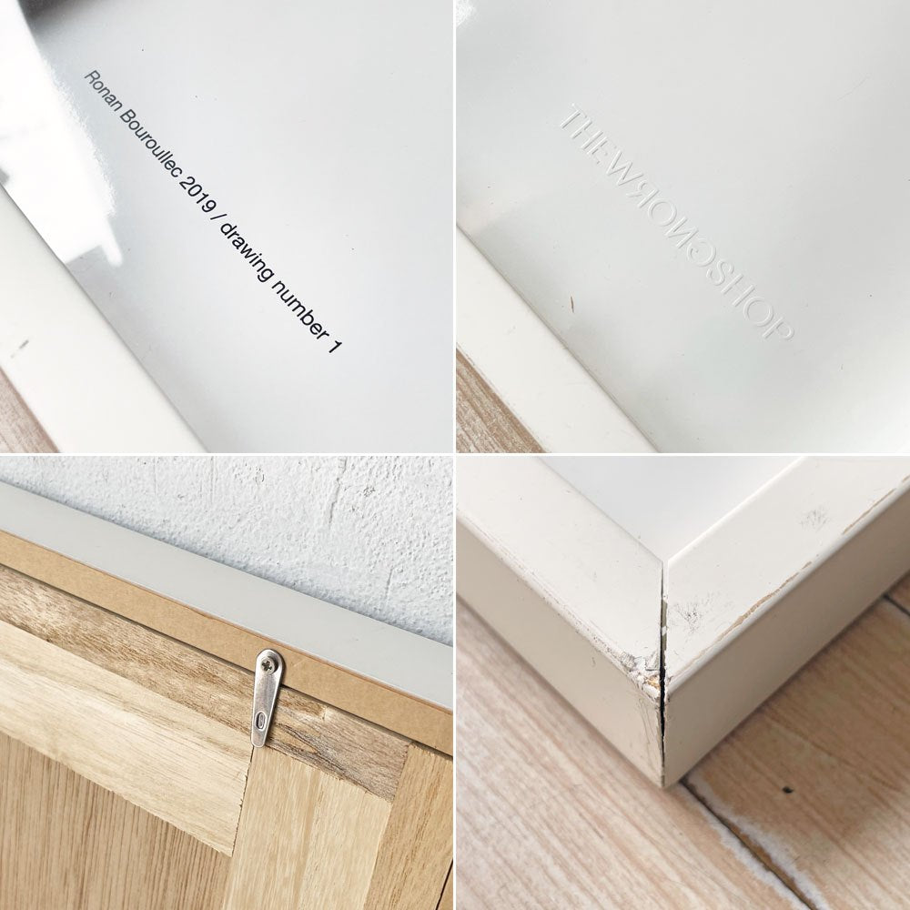ロングショップ The Wrong Shop ポスター Drawing 1 ロナン・ブルレック Ronan Bouroullec 額装品 イギリス UK ★