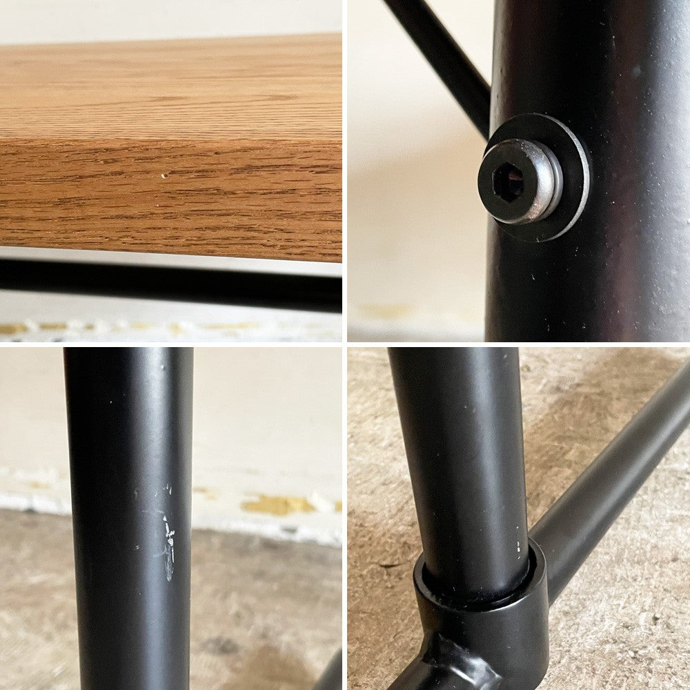 クラッシュゲート CRASH GATE ノットアンティークス Knot antiques サング SANG LDテーブル W140cm オーク材 アジャスター付 インダストリアル 定価￥74,800- ■
