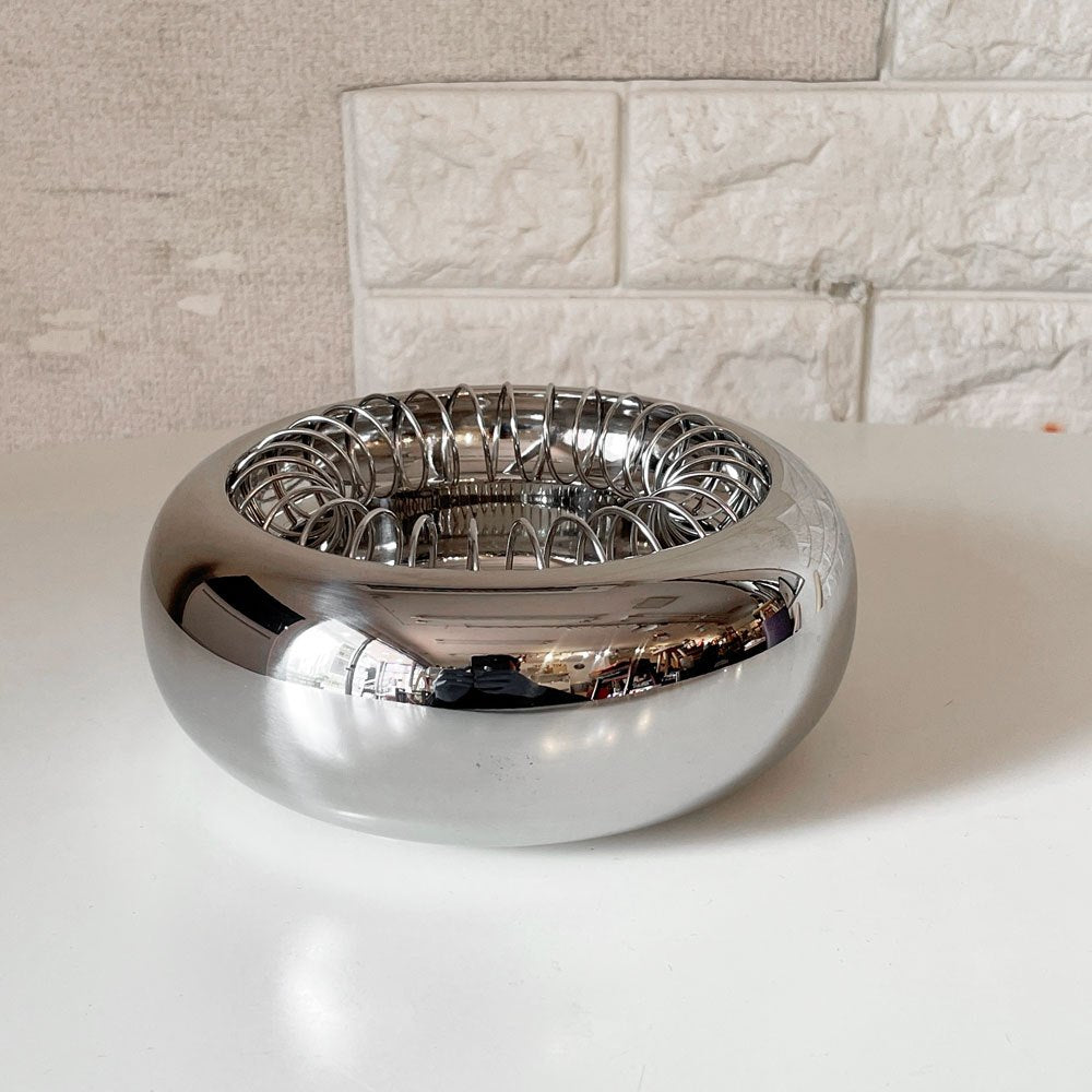 アレッシィ ALESSI スピラーレ Spirale アッシュトレイ 灰皿 アッキーレ・カスティリオーニ Φ16cm イタリア ◎