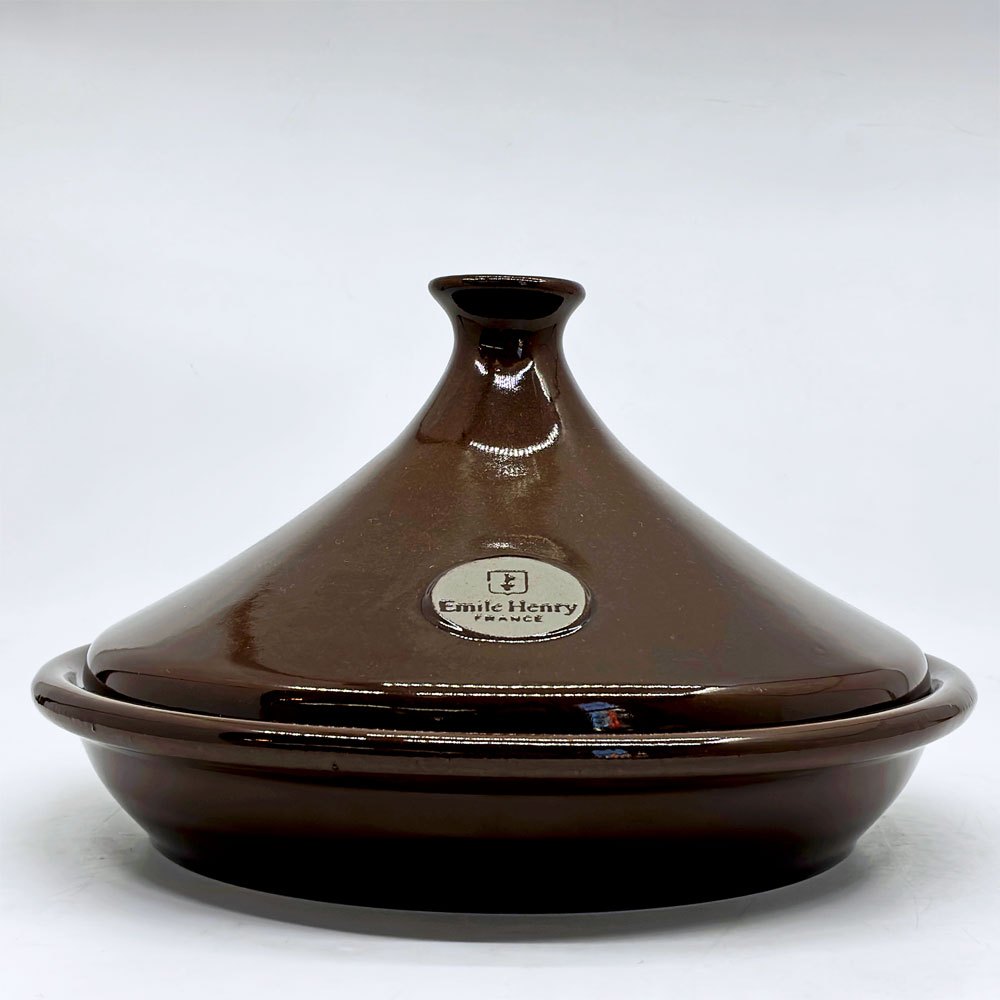 エミールアンリ Emile Henry フレイム タジン FLAME Tagine タジン鍋 直径26cm ブラウン系カラー セラミック製 ●