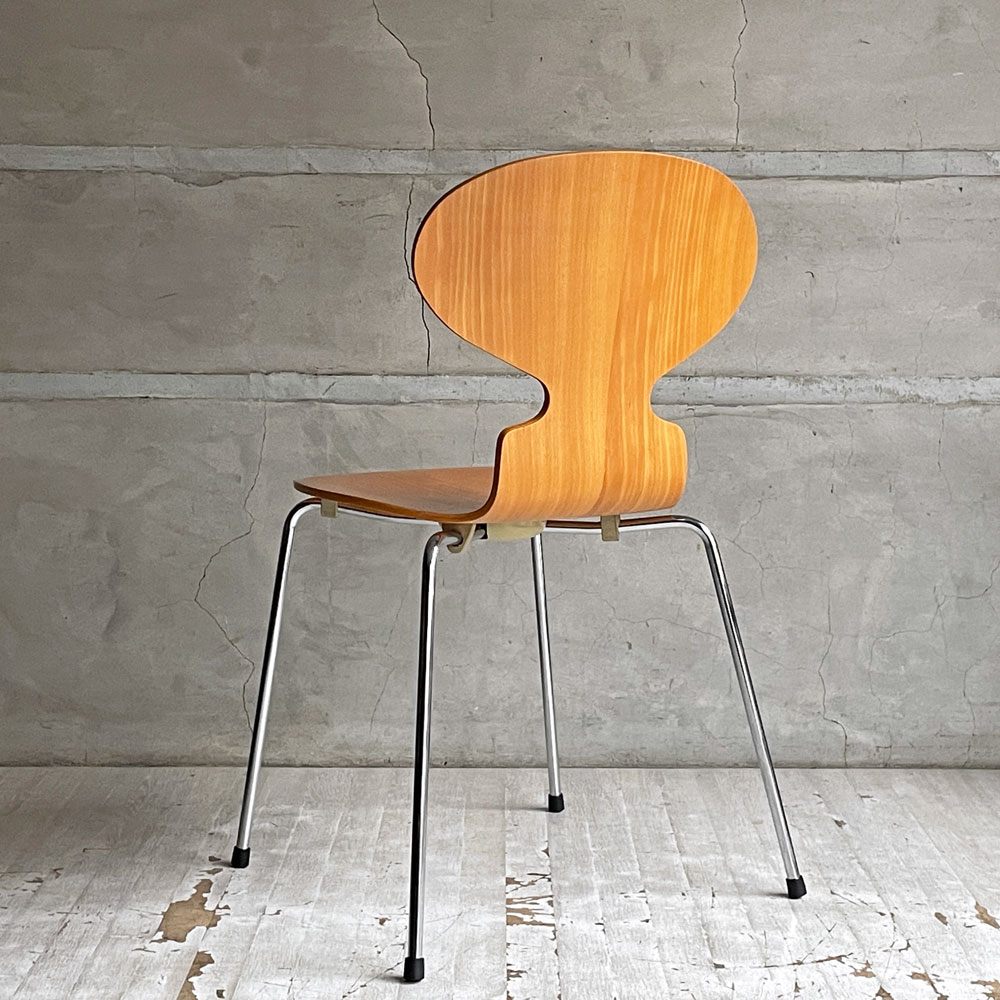 フリッツハンセン Fritz Hansen 3101 アントチェア 4本脚 ナチュラルビーチ材 ラッカー仕上げ アルネ・ヤコブセン 北欧家具 E ♪