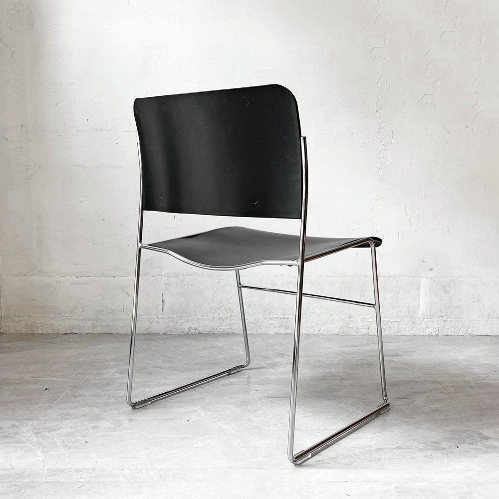 ハウ HOWE 40/4 サイドチェア SIDE CHAIR スタッキングチェア デビッド・ローランド David Rowland モダンデザイン A ★