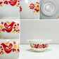 オールドパイレックス OLD PYREX フレンドシップ シンデレラ ミキシングボウル レッド イエロー 4個セット ●