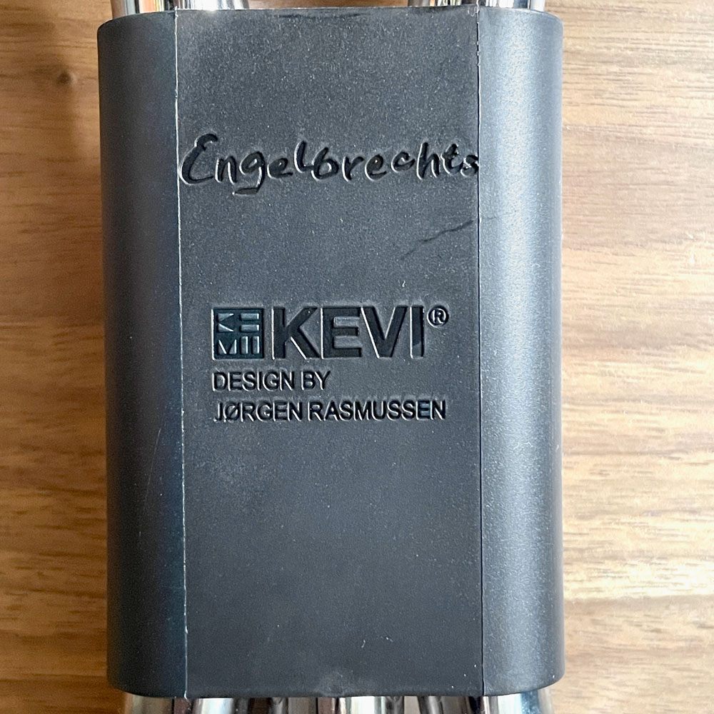 エンゲルブレヒト Engelbrechts ケヴィ KEVI 2060 メタルフレーム プライウッド スタッキングチェア ヨルゲン・ラスムッセン デンマーク 未使用保管品 B ■