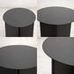 ヘイ HAY スリットテーブル ハイ SLIT TABLE HIGH Φ35cm H47cm サイドテーブル スチール ブラック 粉体塗装 ミニマル モダン デンマーク 北欧 ●