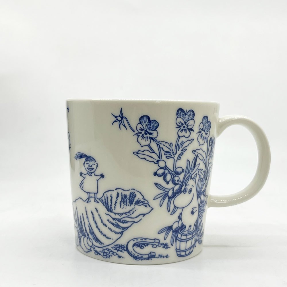 アラビア ARABIA ムーミンマグ MOOMIN シーブリーズ Sea breeze アラビア150周年記念 2023年 フィンランド 北欧食器 箱付き ●