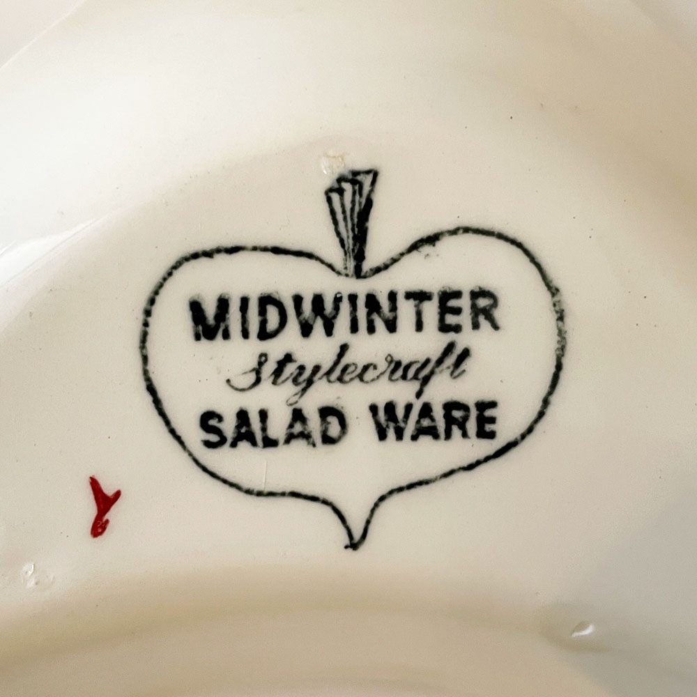 ミッドウィンター Midwinter サラダウェア SALAD WARE ブーメラントレイ サイドディッシュ プレート テレンス・コンラン UKビンテージ ◎