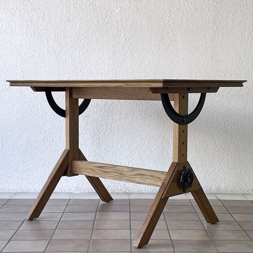 アクメファニチャー ACME Furniture フィルモアテーブル FILLMORE TABLE Sサイズ W115cm オーク材 アイアン インダストリアル ◇