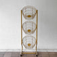 ダルトン DULTON ワイヤー ラウンド ラック WIRE ROUND RACK 収納家具 ラック ワイヤーバスケット 3段 アジャスター付き サンドベージュ 定価¥27,500- ◇