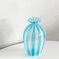 バラリン BALLARIN レースガラス フラワーベース 花瓶 ムラーノ MURANO ベネチアングラス H17.5cm イタリア 工芸品 ■