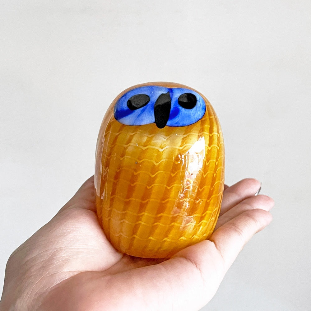 イッタラ iittala バーズバイトイッカ Birds by Toikka フクロウ Northern Owl Yellow No.916 SCOPE別注 箱付 オイバ・トイッカ イッタラバード ガラス ハンドメイド 北欧雑貨 ■