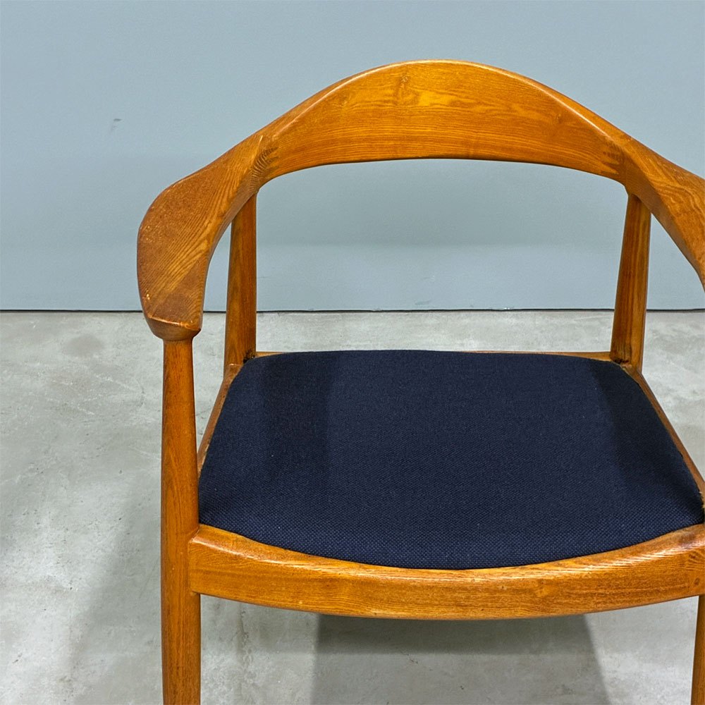 ハンス・J・ウェグナー 名作 ザ・チェア The Chair リプロダクト ファブリック ネイビー 北欧スタイル ◎