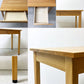 無印良品 MUJI オーク無垢材 パーソナルデスク 学習机 2ドロワー 引出し付き ナチュラルスタイル W110cm ●